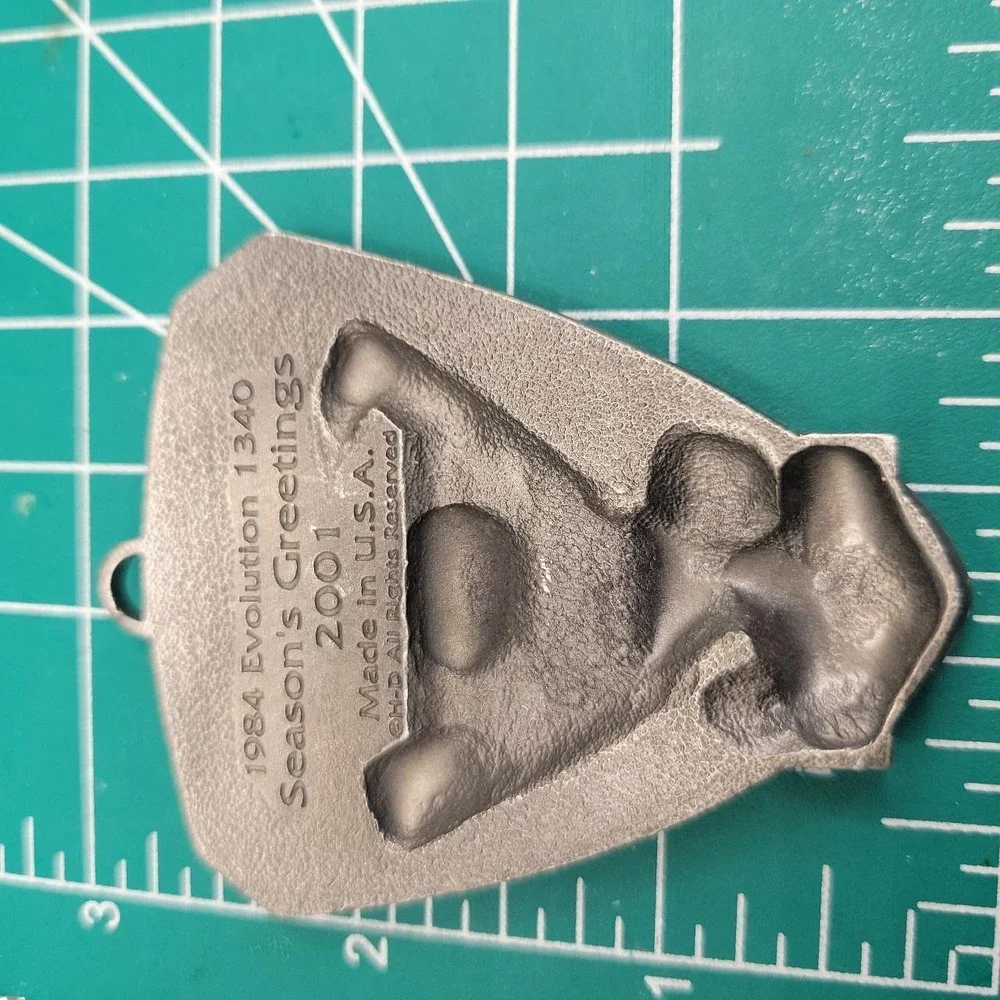 Harley Davidson 2001 Evolution‎ 1340 Pewter Ornament 3